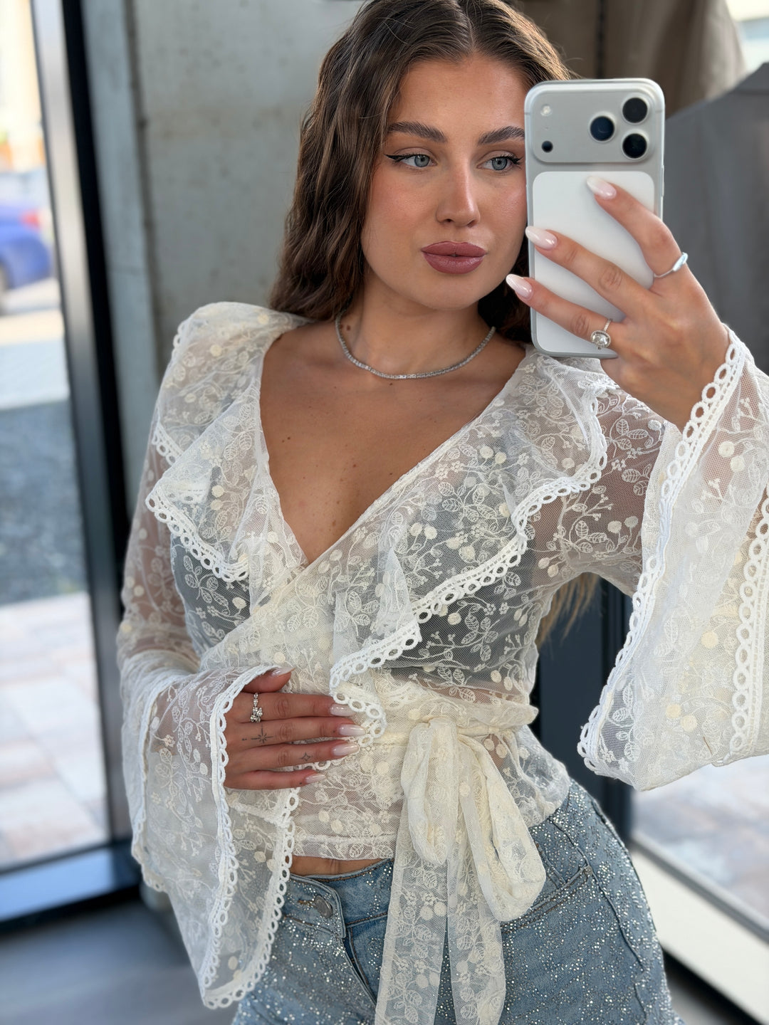 Zavinovacia boho blúza LUNA