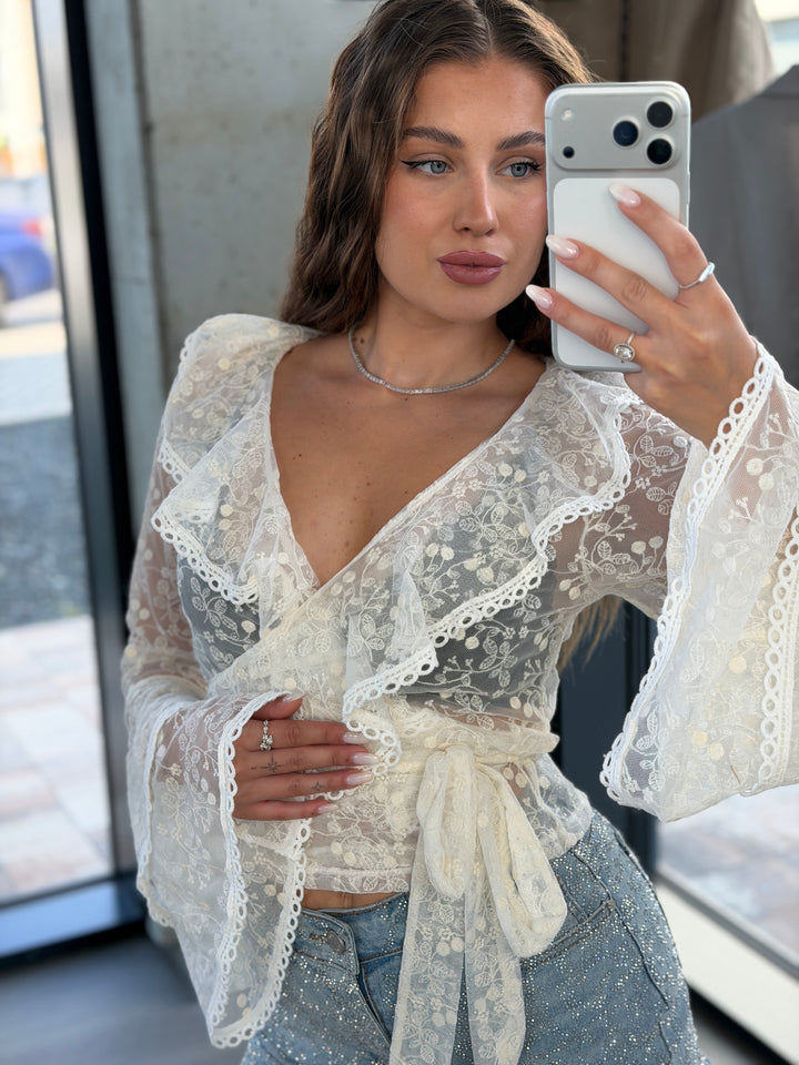 Zavinovacia boho blúza LUNA