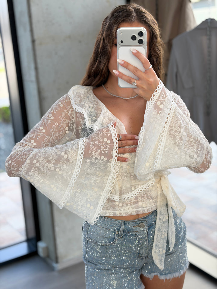Zavinovacia boho blúza LUNA