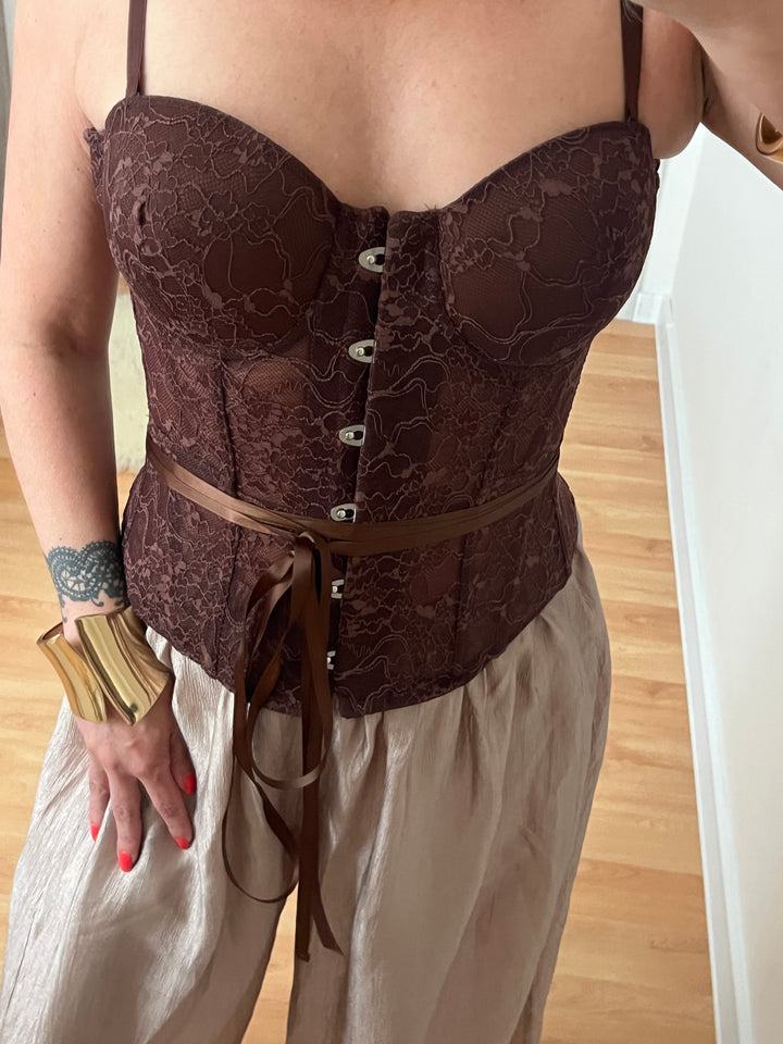 KORZET CHOCOLATE LACE