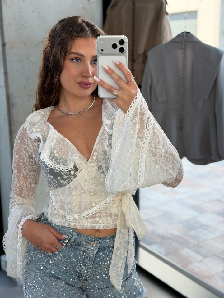 Zavinovacia boho blúza LUNA