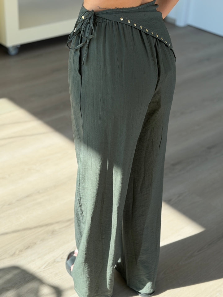 Nohavice MILA KHAKI