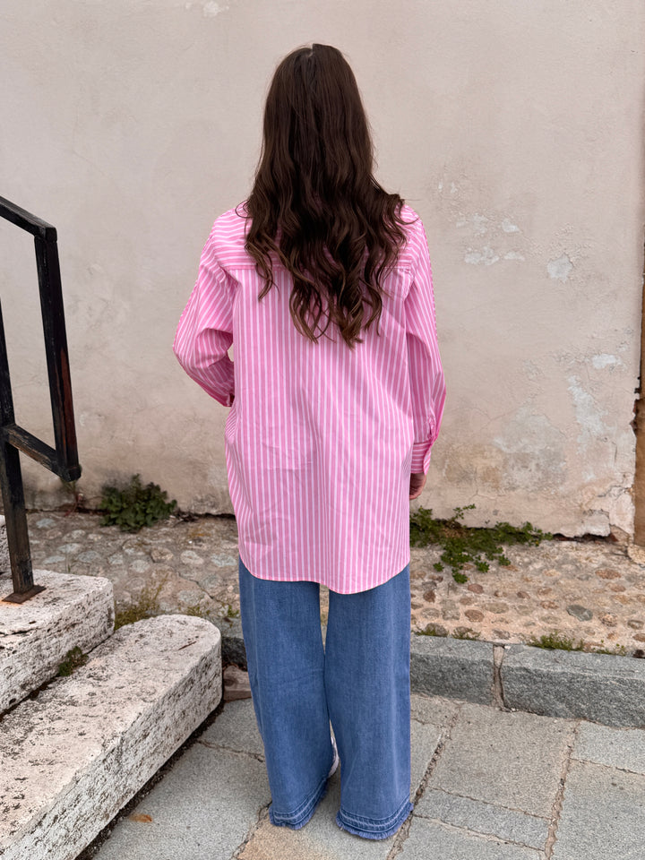 Dámska oversize košeľa PINK MALIBU