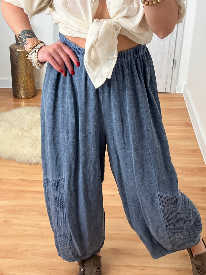 Nohavice INDIGO – modré